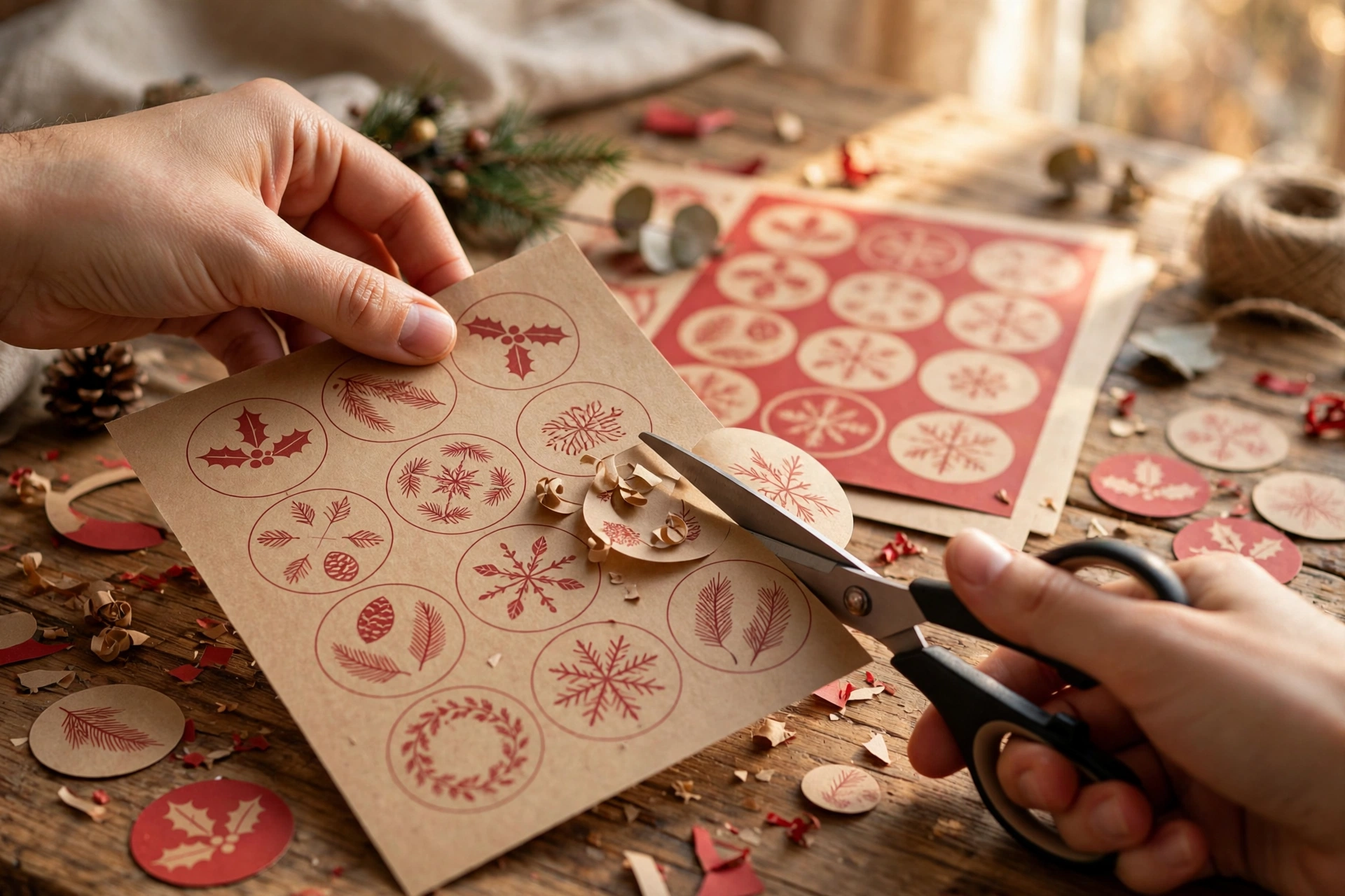 adventskalender ausdrucken ausschneiden