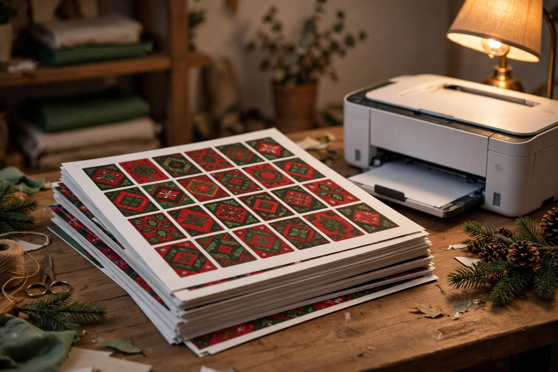 adventskalender vorlagen drucken