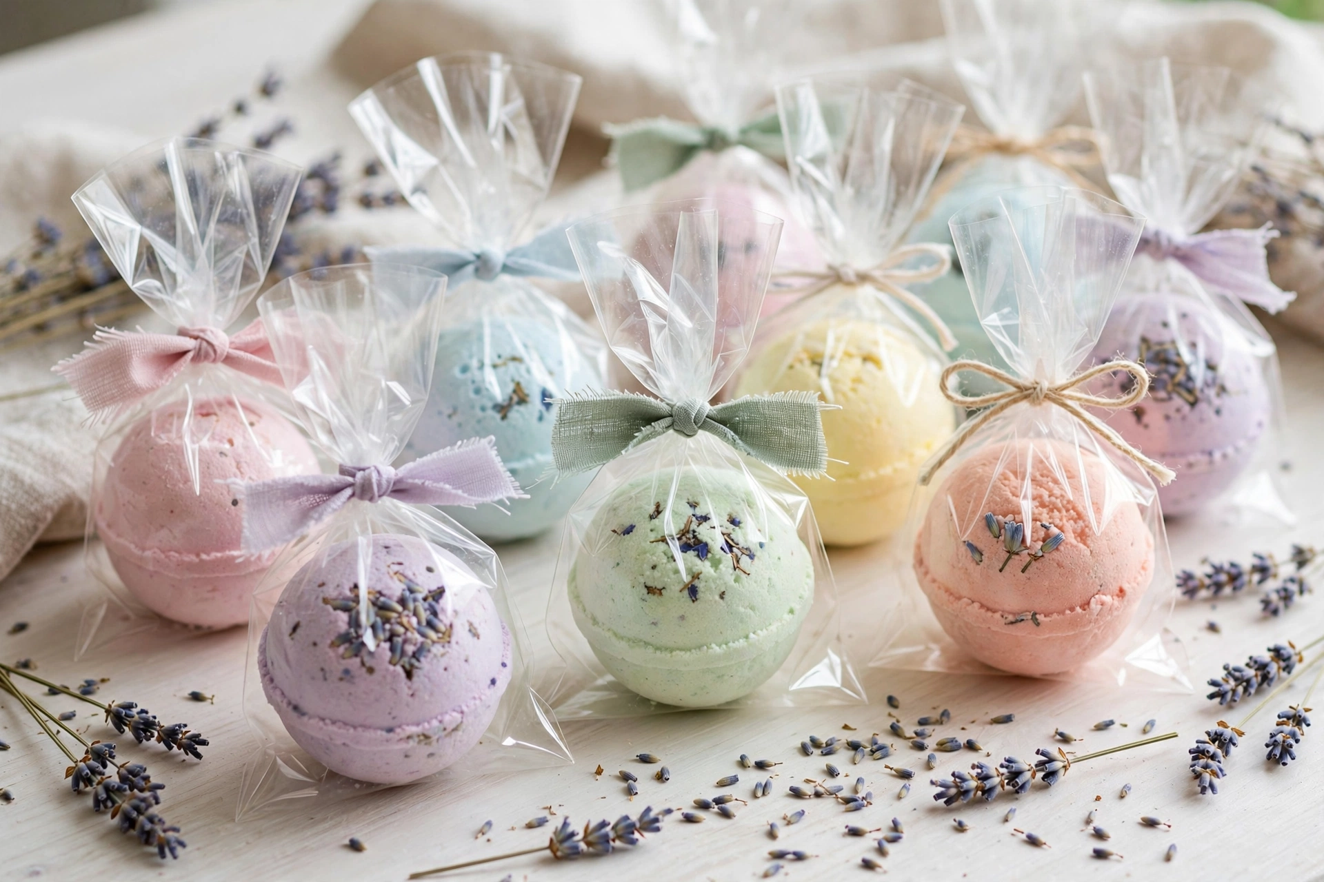 Badebomben selbst gemacht – ein Arbeitsgang, viele Geschenke.